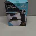 LifeGrip Anti Slip Traction Treads (10-Pack), 6 inch X 28 inch, Best Grip Tape Grit Non Slip, Outdoor Non Skid Tape, High Traction Friction Abrasive Adhesive for Stairs Step, Black (6" X 28" X 10P)