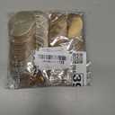 KatchOn, Glitter Champagne Circle Garland Banner - Large, 13 Feet, Pack of 4 | Dot Hanging Streamer, Gold Party Decorations, Champagne Party Decoration | Circle Garland for New Years Decorations 2026