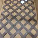 2' H x 4' W Classic Brazilian Walnut Lattice