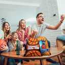 Talltalk 48 Pcs Basketball Party Favors Gifts Sets Kids Basketball Team Gifts 16 Sets Goodie Bags Stuffers Drawstring Candy Snack Bag Motivational Wristband Sport Keychains for Birthday Party Supplies
