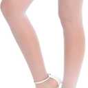 RSLOVE Women's Lace Top Thigh High Sheer Stockings Antiskid Silicone Ultra Shimmery Pantyhose  One Size 