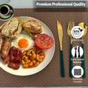 Placemats Set of 6 Woven Faux Leather Place Mats for Kitchen Dining Table Washable Wipeable Heat Resistant Placemats Waterproof Pads for Indoor & Outdoor (Flaxen)