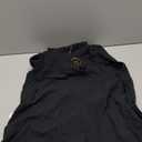 JEMITOP Men's Retro Pure Cotton Lace Up Sleeveless Shirts for Pirate Renaissance Medieval Viking Costume (Black), Small