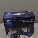 BOB AND BRAD EZBack 4D Shiatsu Back and Neck Massager with Heat - Cordless, Hands-Free Deep Tissue Kneading Pillow for Pain Relief, 6H Battery, Portable for Office Chair, Car & Home, FSA-HSA Eligible