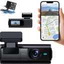 Dash Cam Front and Rear - 2K+1080P Dual Dash Cam for Cars Wi-Fi|App Control Dash Camera 1.5IPS Car Camera 170 Wide Angle|Night Vision|24HParking Mode|Free 64GB Card
