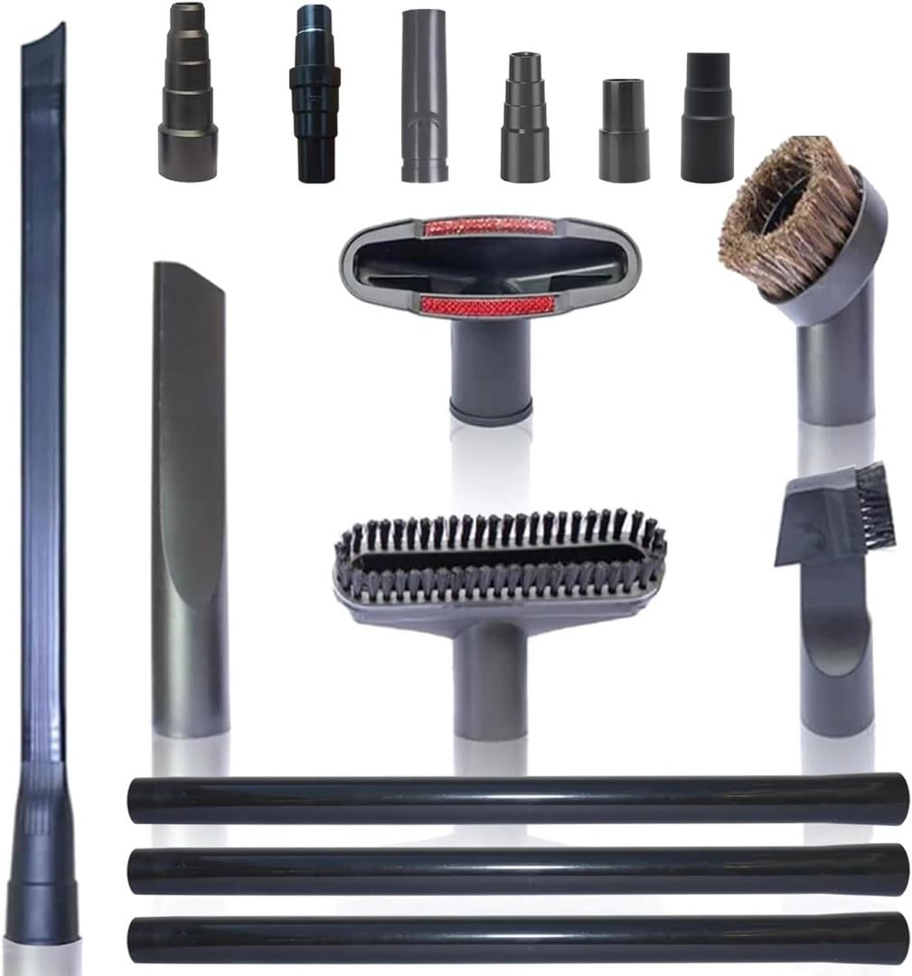 Household Cleaning Kit Attachments Vacuum Cleaner Accessories Universal Vacuum Hose Adapters Flexible Crevice Tool for Dryer Lint Vent Trap Cleaner