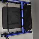 Upright Walkers for Seniors with Seat, 10" All Terrain Wheels
8‑Level Height Adjustable Arm Support & Seat, Foldable Tall Stand Up Rollator Walker with Cup & Cane Holder, Blue