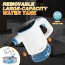 Handheld Steam Cleaner for Home, Pressurized 15s Instant Heat Steam Cleaner, 500ml Removable Water Tank & Self-Clean, Portable Multi-Surface Steamer for Cleaning, Kitchen, Bathroom, Car, Floor