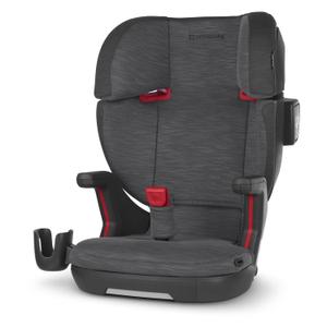 UPPAbaby Alta V2 High Back Booster Seat/Seven-Position, Active Support Headrest for Growing Children/SecureFit Integrated Belt Guide + Positioner/Cup Holder Included/Greyson (Grey Mlange) Expiry: 2035