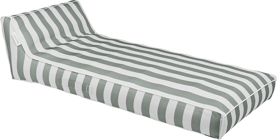 SUNNYLiFE Luxe Lie-On Lounger | Seagrass Stripe