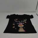 Merry Christmas Shirts for Women Casual Short Sleeve Cute Gnome Elk Santa Print Graphic Tee Tops Cute Blouse, Size: M