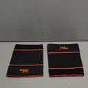 Bicep Tendonitis Brace for Pain Relief, Bicep Tendonitis Sleeve for Muscle Strains Recovery, Bicep Compression Sleeve for Workouts (Large, 1Pair) (Orange)