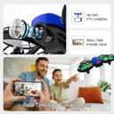 Swifsen Drones for Kids with Camera,Rc Drone Indoor Small Helicopter,Birthday Gifts for Boys and Girls Beginners Friendly,Mini Quadcopter Toy With 2 Batteries,Propeller Protect,Altitude Hold