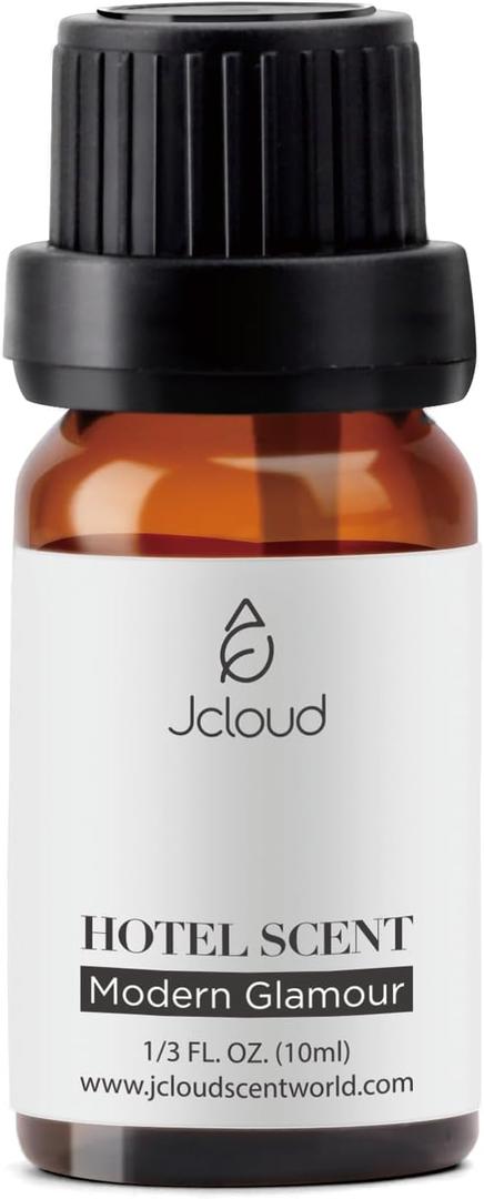 4 x JCLOUD Modern Glamour Essential Oil Inspired by W Hotel | Hotel Scent - Pure Aromatherapy Diffuser Oil with Rose and Cedarwood, Home Luxury & Hotel Scents for Essential Oil Diffusers - 10mL