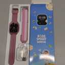 Kids Smart Watch Girls Gift for Girl Aged 5-12, 40 Games HD TouchScreen Kids Watch with Video Camera Music Pedometer Audiostory Learn Card Toys Birthday Gifts for Girls Ages 5 6 7 8 9 10(Pink)