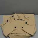 wantdo Women's Double Breasted Pea Coat Winter Mid-Long Trench Coat with Belt Size Small 