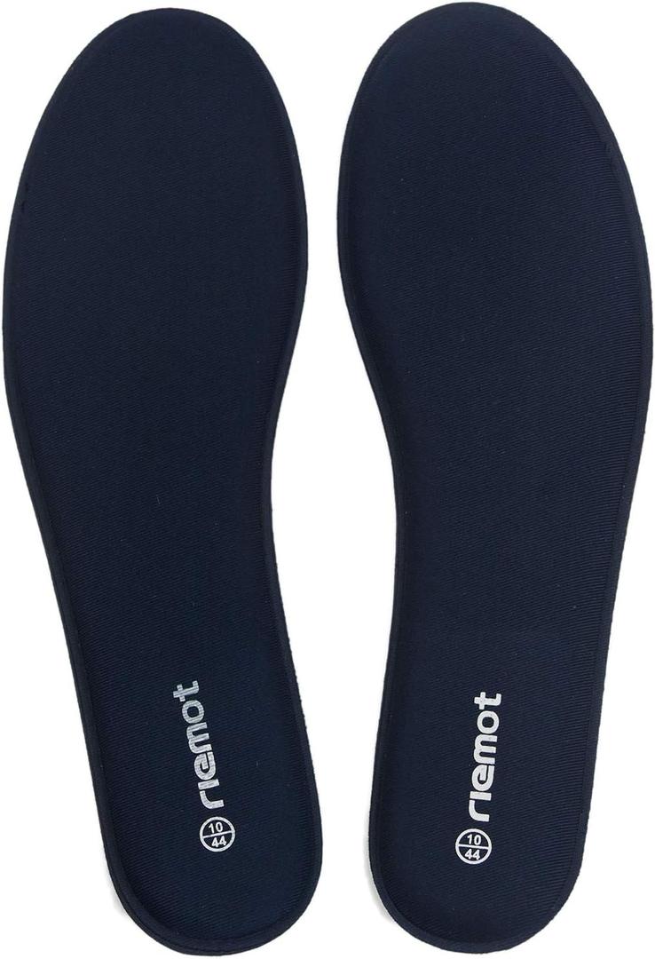 riemot Men's Women's Memory Foam Insoles Super Soft Replacement Innersoles for Running Shoes Work Boots Comfort Cushioning Shoe Inserts Navy US 12 / EU 45, 14 Women/12 Men (8mm: 1. Navy)