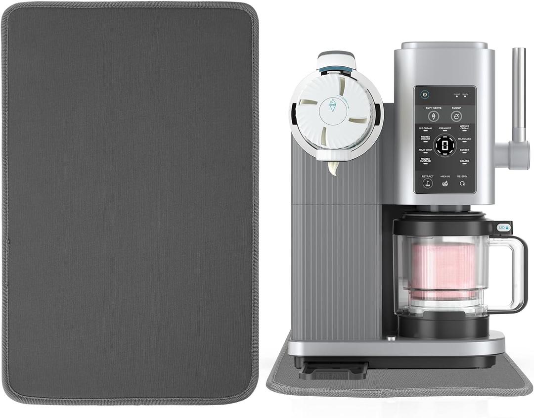 Linkidea Blender Slider Mat for Stand Mixer, Kitchen Accessories with Anti-Slip Mat, Kitchen Appliances Attachment for Countertop Placing, Compatible with Ninja NC701