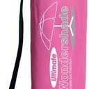 Wondershade Ultimate Portable Sun Shade Umbrella Lightweight Adjustable Outdoor Patio & Beach Umbrella with Tripod Base (Pink)