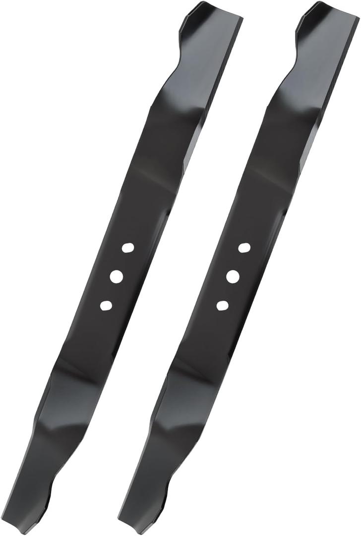 2105200320A Lawn Mower Blade with Round Center Holes and Two Oval Side Holes, Compatible with 22" Daye/Hyper Tough, Snapper Mower Deck, Fit for MNA152701, MNA153002, Replace 84005313 (2 Pack)