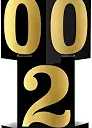 Beistle Foil 2025 Year Column Stand-Up NYE Decoration, New Years Eve Party Supplies and Graduation Event Prop, Graduate Photo Booth Backdrop for Milestones