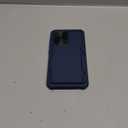 ATATOO for Samsung Galaxy S24 Wallet Case, Built-in Card Holder (Store 4-5 Cards) & Slide Camera Cover & Kickstand, Military Grade Protection, Rugged Silicone Case for Galaxy S24 2024, Blue