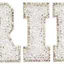 Bride Rhinestone Stickers Self Adhesive Bling Letters for Bachelorette Party Decorations, Wedding Car, Bridal Shower, DIY Craft, Sparkly Bride Sign