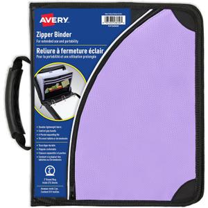 Avery Messenger Nylon Zipper Binder
