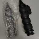 Pair of 1" Dual Black Motorcycle Bar End Hand Grips Handlebar Compatible with Cruisers Harley Yamaha Suzuki