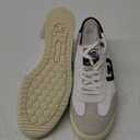 Sam Edelman Women's Ivey Sneaker (7.5, Greige/Bright White/Black)