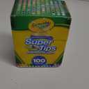 Crayola Super Tips Marker Set (100ct), Fine Point Washable Markers, Drawing Markers for Kids & Adults, Great for Thick & Thin Lines