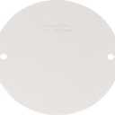 Replacement For Compatible WithSigma Electric 14241WH Steel White Weatherproof Round Blank Cover 4.14 in.