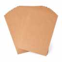 Mandala Crafts Tan Self Adhesive Felt Sheets with Sticky Backing 20 Pack 9x12 Inch Adhesive Backed Stick-On Velvet Fabric Sheets for Crafts and Drawer Liners