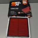 K&N Engine Air Filter: Long Life 18,000 Mile Replacement Air Filter: Compatible with 2003-2019 Subaru H4/H6 1.5/2.0/2.5/3.6L (Forester, Legacy, Outback, Impreza, WRX, Levorg, Crosstrek), KNA-2304