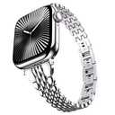 GELISHI Slim Metal Band Compatible with Apple Watch Band 41mm 40mm 38mm 44mm 45mm 46mm 49mm 42mm Women, Thin Stainless Steel Strap for Apple Watch Series 11 10 9 8 7 SE 6 5 4 3 Ultra 2 1