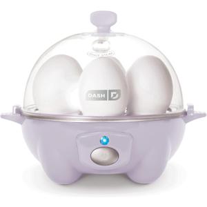 DASH Rapid Egg Cooker: 7 Egg Capacity Electric Egg Cooker for Hard Boiled Eggs, Poached Eggs, Scrambled Eggs, or Omelets with Auto Shut Off Feature - Lavender