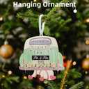 3 x Wedding Gifts for Couples 2025 - Mr and Mrs Gifts, Personalized Wedding Bridal Shower Gift for Bride & Newlyweds - Just Married Wood Hanging Ornament