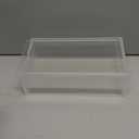 Honeydak Acrylic Mahjong Case - Empty Transparent Tiles Game Case Storage Box for 1.2" 160 American Mahjong - Tiles Not Included(Clear)