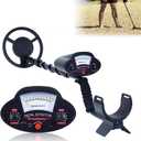 Metal Detector for Adults/Kids, Professional Entry Metal Gold Detectors Tester, Higher Accuracy Waterproof Detector De Metales Oro Y Plata, Underground Coil for Gold Detecting (Black)