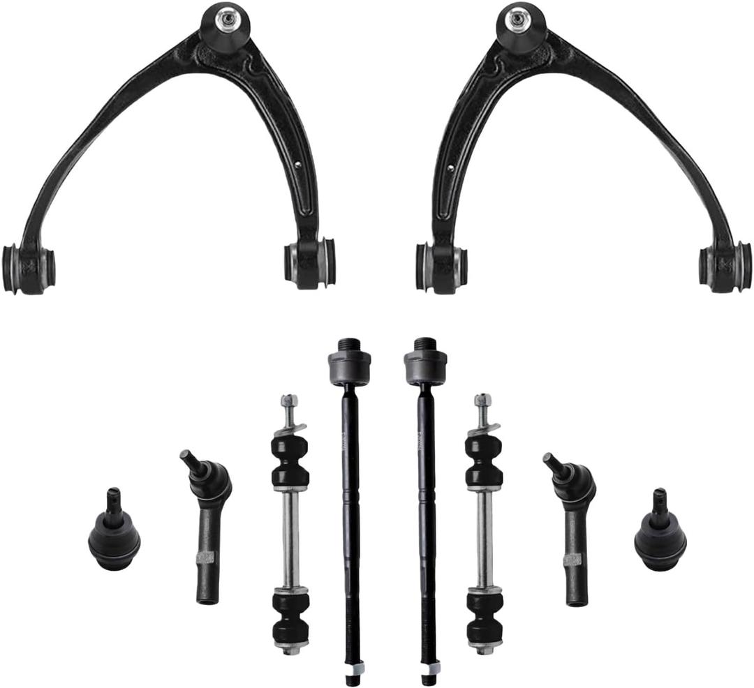 10PCS Front Upper Control Arm Suspension Kit fit for 2007-2014 Escalade Chevy Silverado Avalanche Suburban Tahoe GMC Sierra Yukon