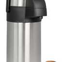MegaChef 3 Quarts Stainless Steel Vacuum Body Pump Cap Air Pot
