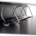 17x11 Binder Poly Panel Featuring a 2" Angle-D Ring Black