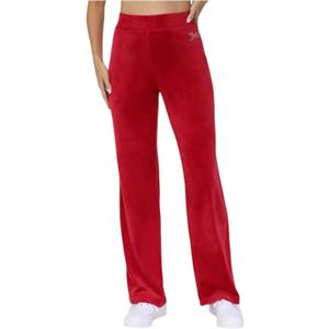 Juicy Couture Women's Bling Velour Track Pants (US, Alpha, Medium, Regular, Regular, Red)