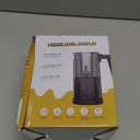 4 in 1 Electric Milk Frother: 10oz/350 mL Large Capacity Electric Milk Steamer for Hot and Cold Milk Froth - Automatic Milk Frother & Warmer for Latte, Cappuccinos, Macchiato, Hot Chocolate