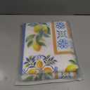 Lemon Tablecloth 60x120 for Recatangle Table - Summer Decor for Home - Yelloe and Blue Table Cloth Spring Decorations for Home, Party