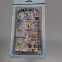 Case Compatible with iPhone 16,Fall Prevention Bright Hybrid 2-Layer Hard Shell Phone Case for Girls Boys,Stained Glass Bloom Flower