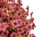 Aoutyers 24" Artificial Fall Potted Plants Outdoor, Faux Mums Flowers 2 Pcs