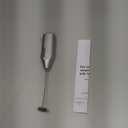 Aerolatte Steam-Free Milk Frother, Satin Finish, 18/8 Stainless Steel Whisk, BPA-Free Plastic Housing, Batteries Included