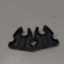 Rubber Pole Light Storage Clips for Boat to Hold 3/4 Inches Poles, Versatile Black Clips for Marine Organization Boat Accessories