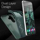 Crave Compatible with Samsung Galaxy S25 FE Case, Shockproof Protection Dual Layer Case for Samsung Galaxy S25 FE (6.7 inch) - Forest Green